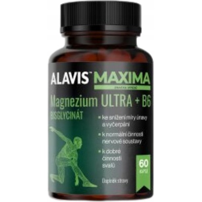 Alavis Maxima Magnezium Ultra + B6 60 kapslí