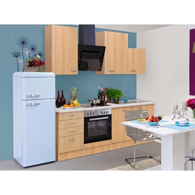 Flex Well Kuchyňa Nano 220 cm/typ 4 rúra/varná doska/digestor/umývačka
