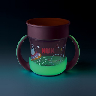 Nuk Magic Cup Night hrnček s držadlami Pink 160 ml