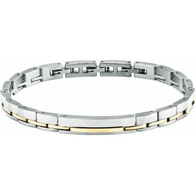 Trussardi Štýlový oceľový bicolor náramok T-Steel TJAXV04