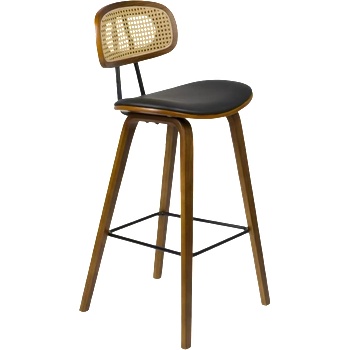 Carmen Бар стол Carmen 4029 - орех/черен (3521136)