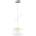 MILAGRO Led Пендел vaso led/4w/230v Ø 18 см бял (mi2667)