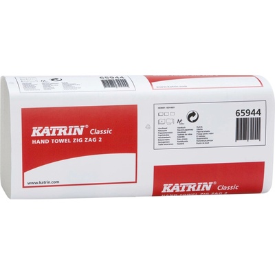 Katrin Classic ZZ dvouvrstvé, bílé, 20 x 150 ks