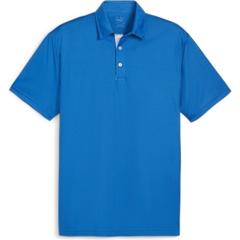 PUMA Блуза с яка Puma Men's Pure Solid Short Sleeve Performance Polo Shirt - Future Blue