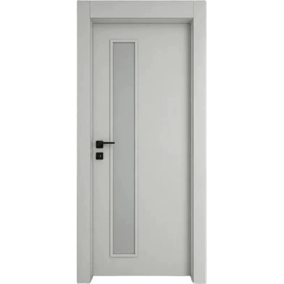 EUROSTILL Интериорна врата с каса EUROSTILL TORINO с остъкление Advanced PW 78x205 cm Кашмир (DTPW20578UK150H/S)