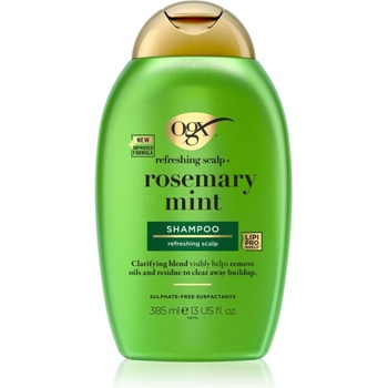 OGX Rosemary Mint почистващ шампоан за мазна кожа на скалпа 385ml