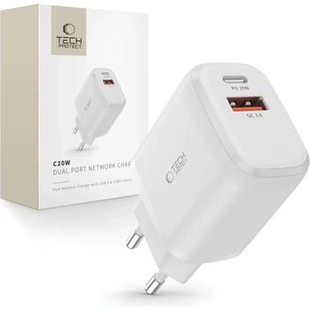 Tech-Protect C20W White (9589046924293)