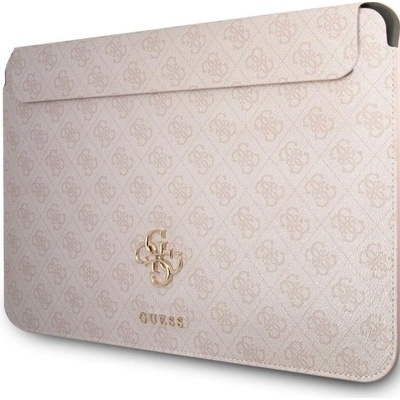 Guess 4G Metal Logo Sleeve MacBook 13" Air růžová GUCS13G4GFPI