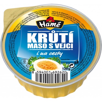 Hamé Paštika Krůtí maso s vejci 120 g