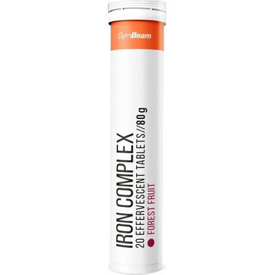 GymBeam Iron Complex šumivý lesné ovocie 20 tabliet