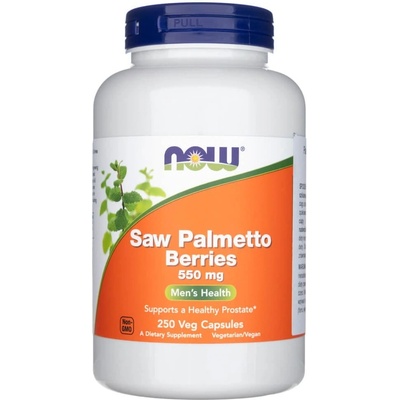 Now Foods SAW Palmetto BERRIES 550 mg 250 kapsúl