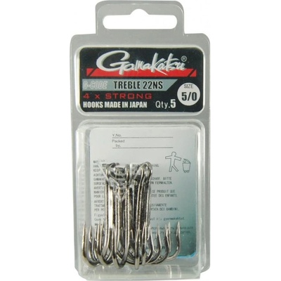 Gamakatsu 22 NS Trojháčky vel.3 5 ks