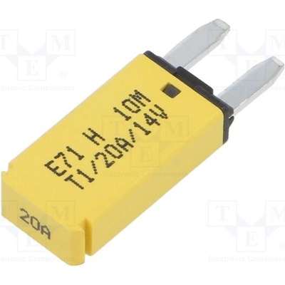 GLOSO 86105 Pojistka: tepelná; 12,45mm; automobilová; 20A; 14VDC; E71