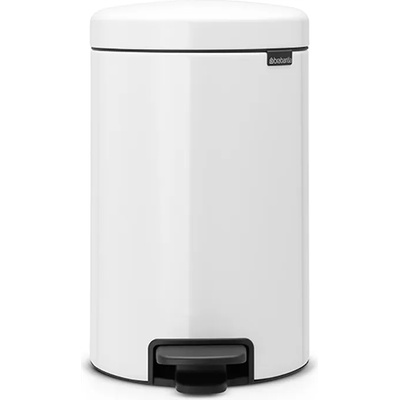 Brabantia Кош за смет с педал Brabantia NewIcon 12L, White, метална кофа (649032)
