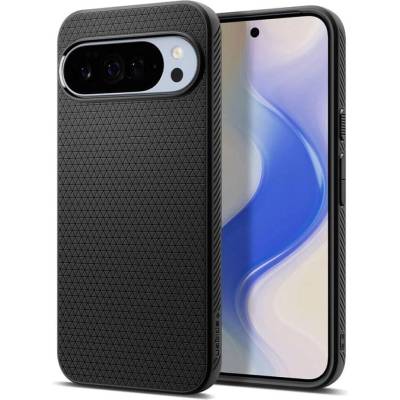 Spigen Противоударен Калъф за Google Pixel 10 Pro XL, Spigen Liquid Air Case, Черен (ACS09737)