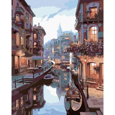 zuty Malování podle čísel Benátská noc 80 x 100 cm bez rámu a bez vypnutí plátna