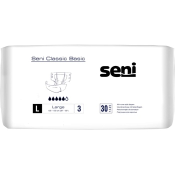 SENI Classic Basic Large 3 Пелена за възрастни 100-150cm (30pcs) (SE-094-LA30-CB1)