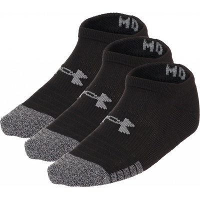 Under Armour UA Heatgear No Show Yth (3 páry) černá