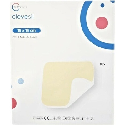 Zhende Medical Co., Ltd. clevesil 15 x 15 cm, pěnový obvaz se silikonovým rozhraním