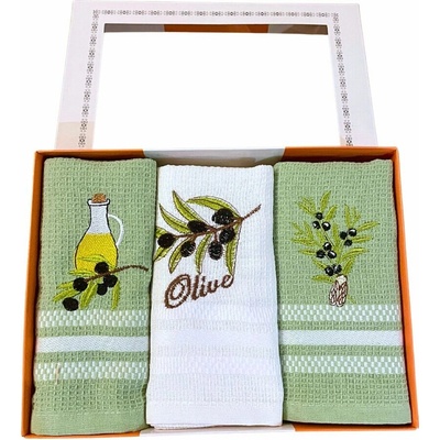 TiaHome Olive 40 x 60 cm 3 ks