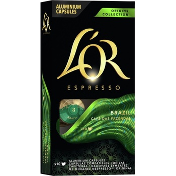 L'OR Espresso Бразилия печено мляно кафе на капсули 10 бр 52гр