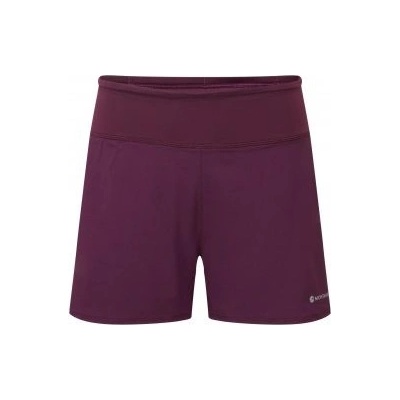 Montane fem slipstream twin skin shorts dámske kraťasy vínová