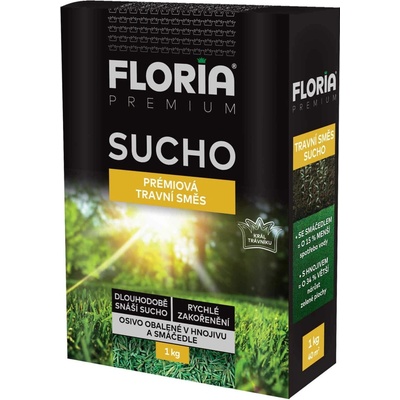 AGRO FLORIA PREMIUM Trávna zmes Sucho 1 kg