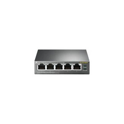 TP-Link TL-SG1005P - Switch - unmanaged - 4 x 10/100/1000 (PoE) + 1 x 10/100/1000 - desktop - PoE (56 W)