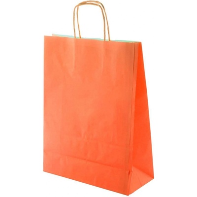 Store papierová taška, oranžová