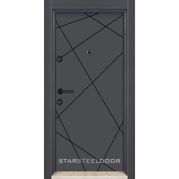 Image 1 of Starsteeldoor Блиндирана врата Parkdor M-01 Антрацит (цена без монтаж)
