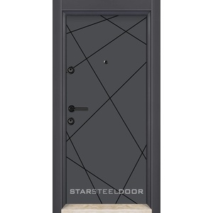Starsteeldoor Блиндирана врата Parkdor M-01 Антрацит (цена без монтаж)