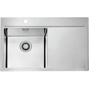 Alveus Pure - Мивка 79x53 см, бързо затваряне, неръждаема стомана 1149514 (1149514) Мивка за вграждане