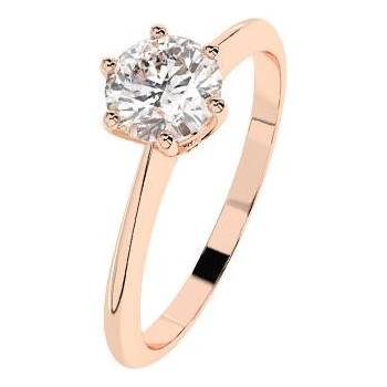 Cara Diamanti Дамски пръстен от розово злато с диамант Cara Diamanti K101-10027R (K101-10027R)