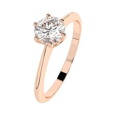 Cara Diamanti Дамски пръстен от розово злато с диамант Cara Diamanti K101-10027R (K101-10027R)