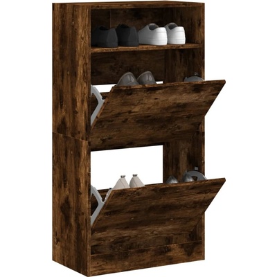 vidaXL kouřový dub 60 x 34 x 116 cm 840019