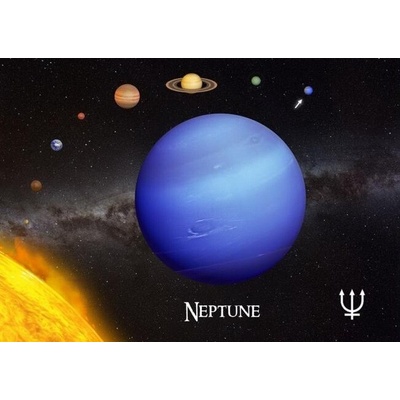 3D pohlednice Neptune