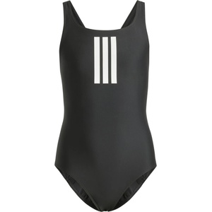 Adidas Детски бански костюм adidas Kid's 3 Stripes Mid Suit Swimsuit - Black / White - размер 110 (EU) (750-1882-0110)