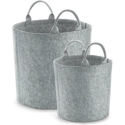 BagBase Úložný koš BG 728, plstěný COT52072800202-black M Černá