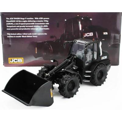 BRITAINS JCB TM420S RUSPA GOMMATA BLACK EDITION TRACTOR SCRAPER BLACK 1:32