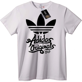 NOONEBRAND Adidas Originals 1949 Черна Тениска - L, White