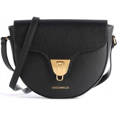 Coccinelle kožená kabelka Beat crossbody černá