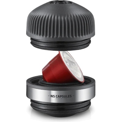 Wacaco Адаптер за капсули Wacaco Nanopresso NS, Съвместим с капсули Nespresso, Пластмаса и Неръждаема стомана, Черен (WACNPNSADP)