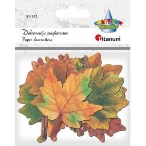 TITANUM Paper decoration Craft-Fun Series paper leaves Titanum (24XQ0501-10)