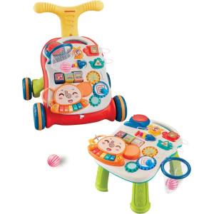 KikkaBoo Детска проходилка 3в1 Play & Grow в червено - KikkaBoo Проходилка