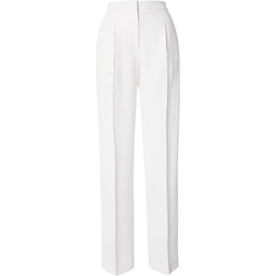 BOSS Панталон с ръб 'Tozera' бяло, размер 42