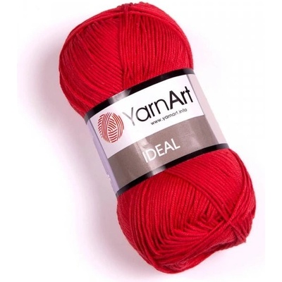 YarnArt Příze Ideal 237 červená
