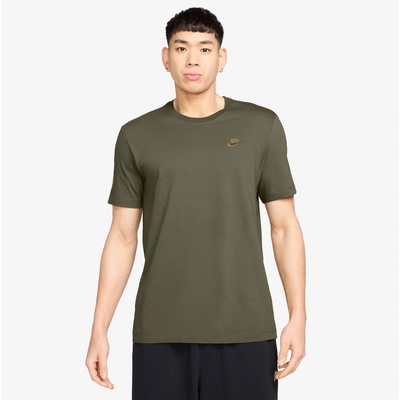 Nike Мъжка тениска Nike Sportswear Club T-Shirt Mens - Olive/Beige