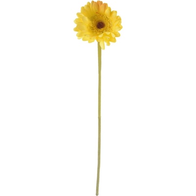Umelá gerbera žltá 61 cm