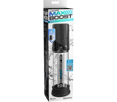 Pipedream Pump Worx Max Boost Black