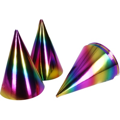 Wiky Párty kloboučky Duha 6ks – Zbozi.Blesk.cz